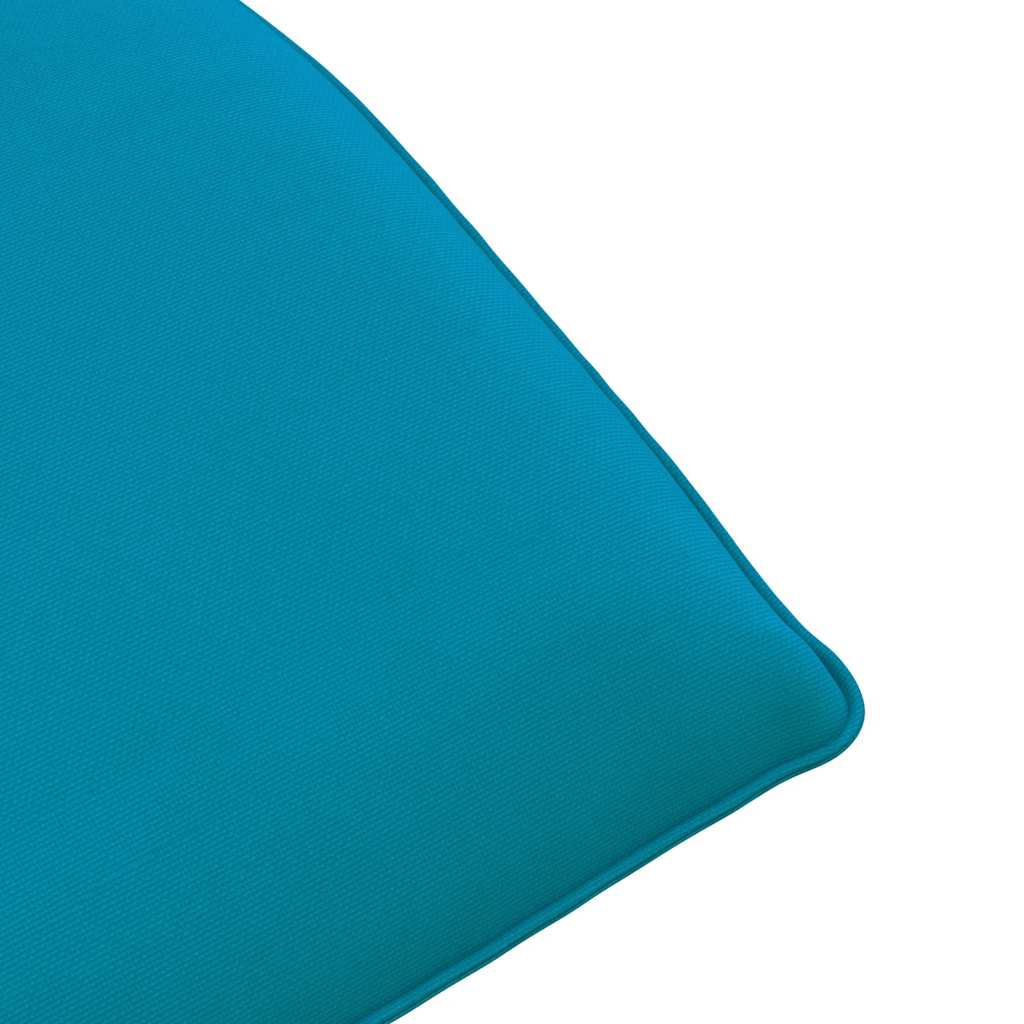 vidaXL Ξαπλώστρα Πτυσσόμενη Ανοιχτό Μπλε 175x54x8,5 εκ. από Ύφασμα Oxford