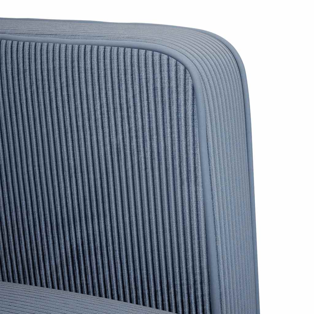 vidaXL Καναπές Loveseat Μπλε 109 εκ. ύφασμα Corduroy