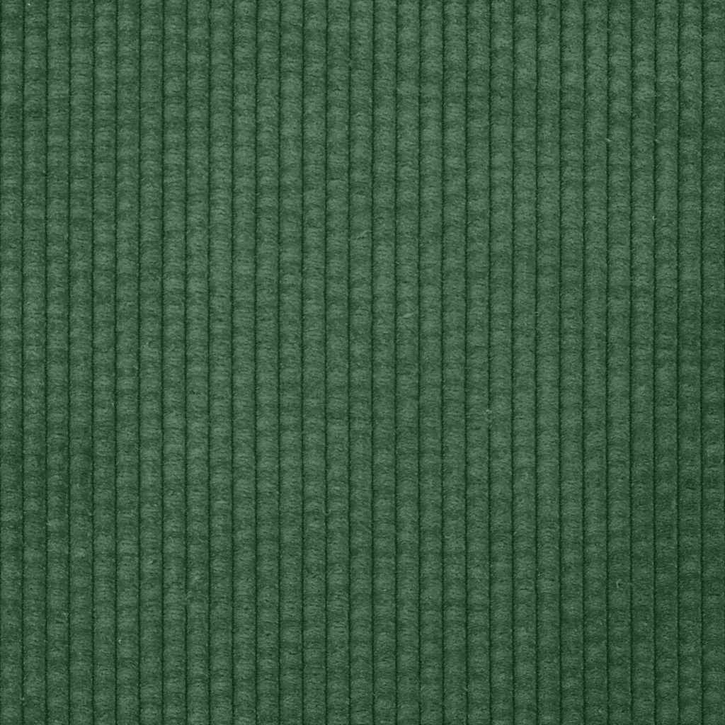 vidaXL Καναπές Loveseat Σκούρο Πράσινο 109 εκ. ύφασμα Corduroy