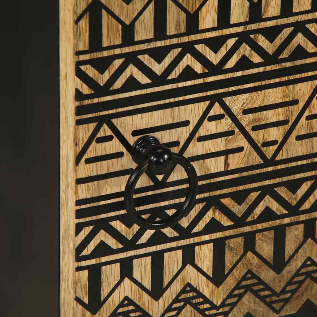 vidaXL Ντουλάπι Μπάνιου 38x33,5x58 εκ. από Μασίφ Ξύλο Μάνγκο