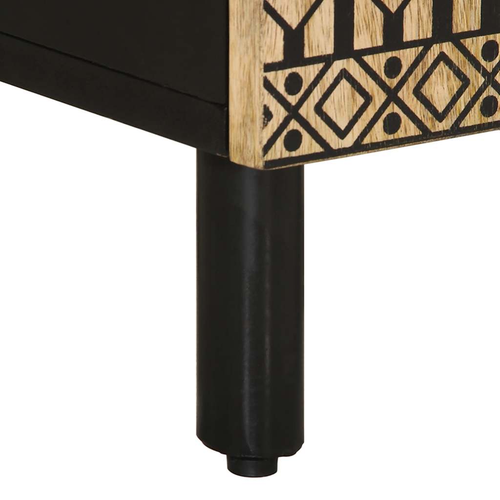 vidaXL Ντουλάπι Μπάνιου 38x33,5x58 εκ. από Μασίφ Ξύλο Μάνγκο