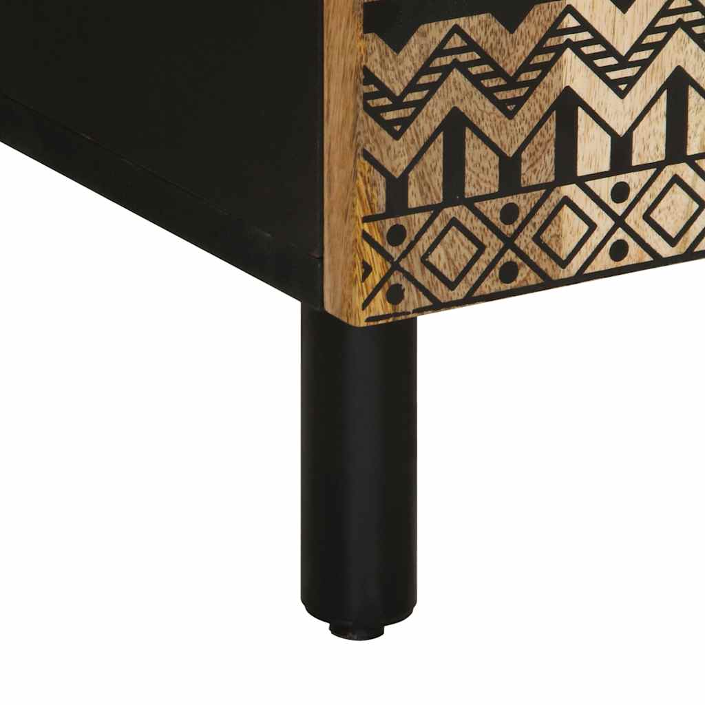 vidaXL Ντουλάπι Μπάνιου 38x33,5x160 εκ. από Μασίφ Ξύλο Μάνγκο