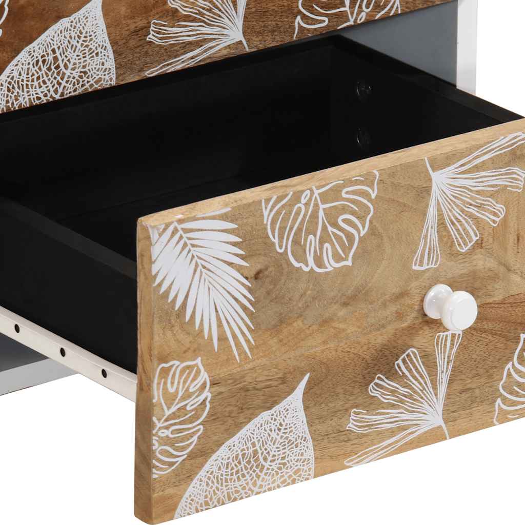 vidaXL Κομοδίνο 40x33,5x46 cm μασίφ ξύλο Mango