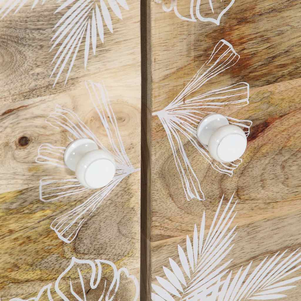 vidaXL Τραπεζάκι Σαλονιού 80 x 50 x 40 εκ. από Μασίφ Ξύλο Μάνγκο