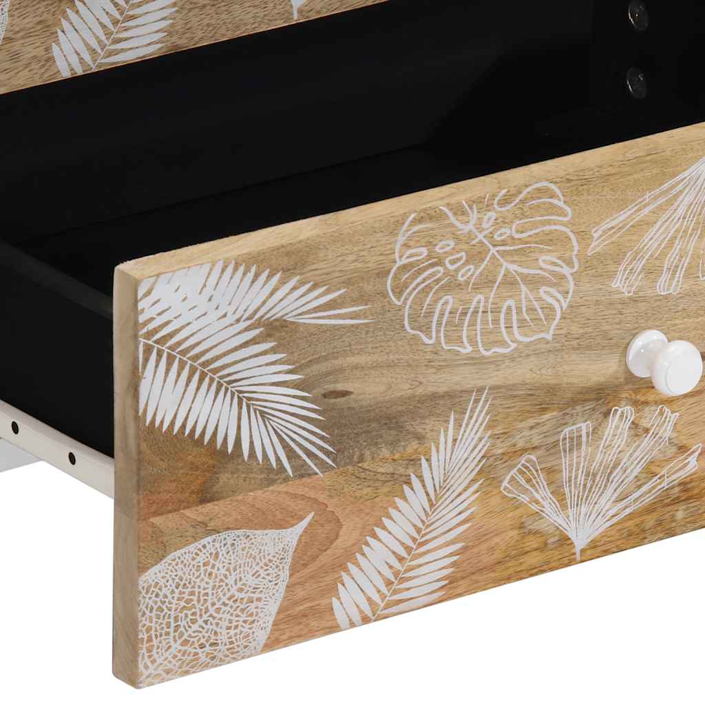 vidaXL Κομοδίνο 50 x 33 x 60 εκ. από Μασίφ Ξύλο Μάνγκο