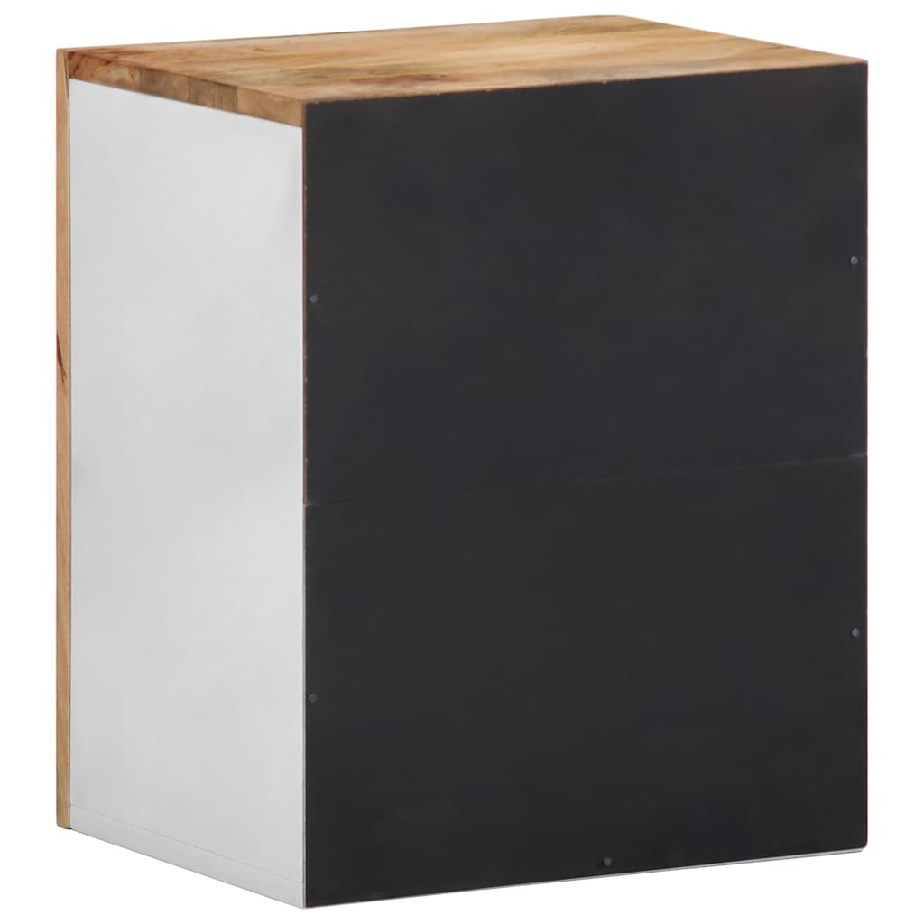 vidaXL κρεμαστό ντουλάπι μπάνιου 38x33,5x48 cm μασίφ ξύλο Mango