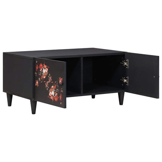 vidaXL Τραπεζάκι σαλονιού Πολύχρωμο 80 x 50 x 40 cm Στερεό ξύλο μάνγκο