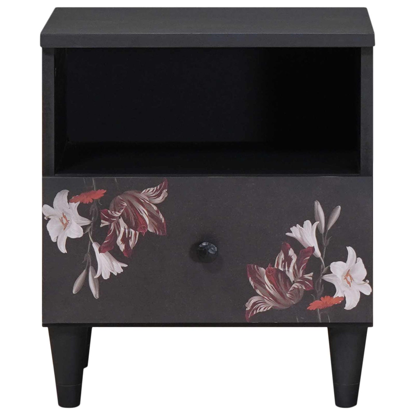 vidaXL Κομοδίνο με συρτάρι Καφέ 40 x 33 x 46 εκ. Στερεό ξύλο μάνγκο