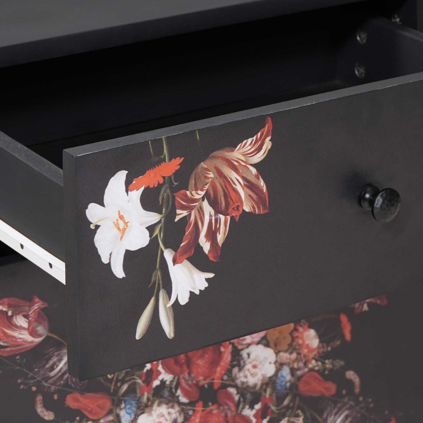 vidaXL Κομοδίνο Πολύχρωμο 50 x 33 x 60 εκ Στερεό ξύλο μάνγκο