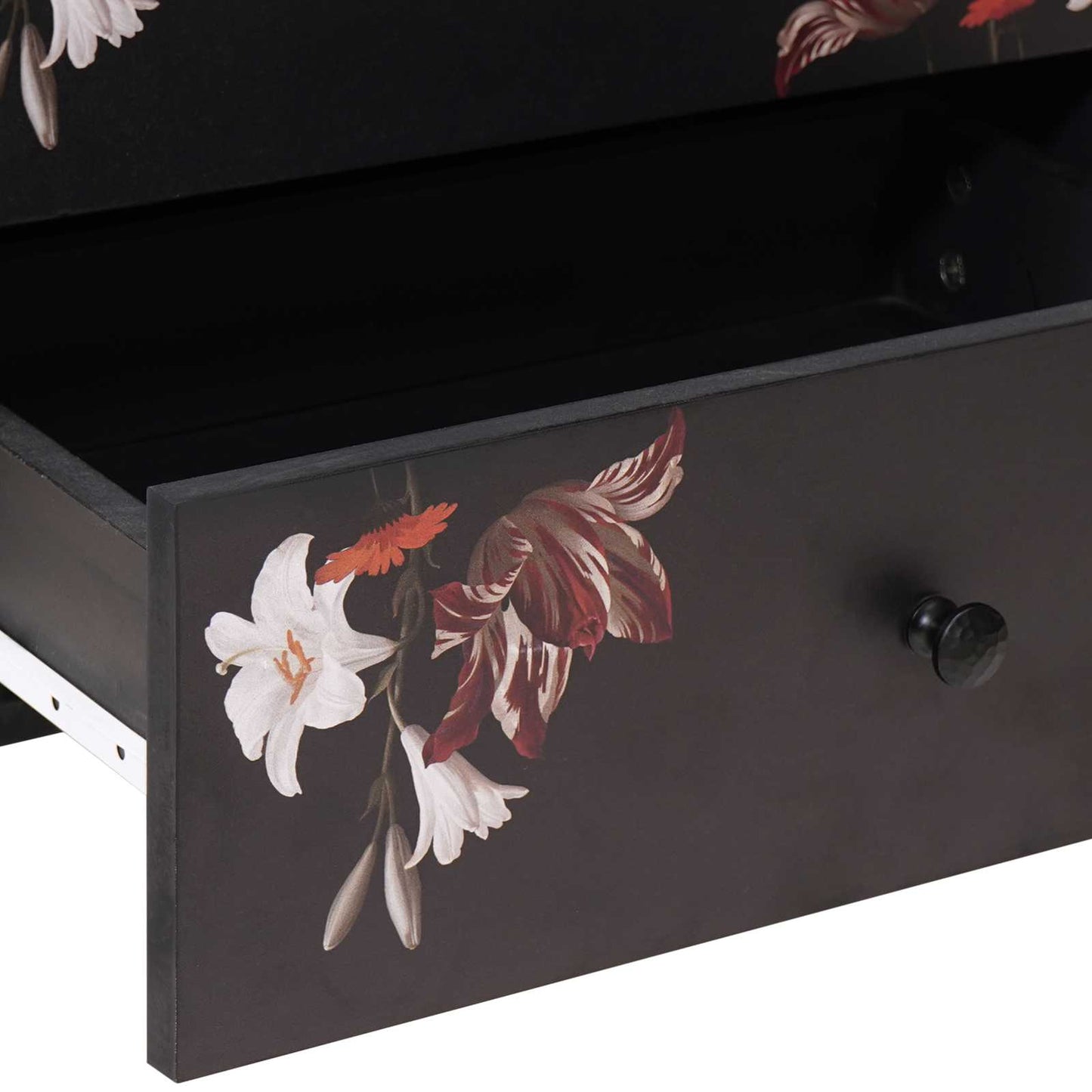 vidaXL Κομοδίνο Πολύχρωμο 50 x 33 x 60 εκ Στερεό ξύλο μάνγκο