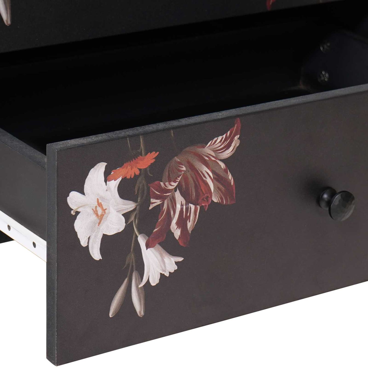 vidaXL Κομοδίνο Πολύχρωμο 50 x 33 x 60 εκ Στερεό ξύλο μάνγκο