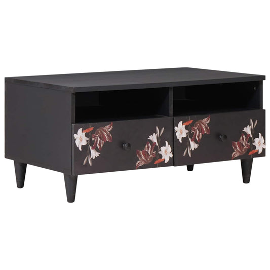 vidaXL Τραπεζάκι σαλονιού Πολύχρωμο 80 x 54 x 40 εκ Στερεό ξύλο μάνγκο