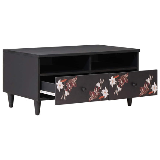 vidaXL Τραπεζάκι σαλονιού Πολύχρωμο 80 x 54 x 40 εκ Στερεό ξύλο μάνγκο