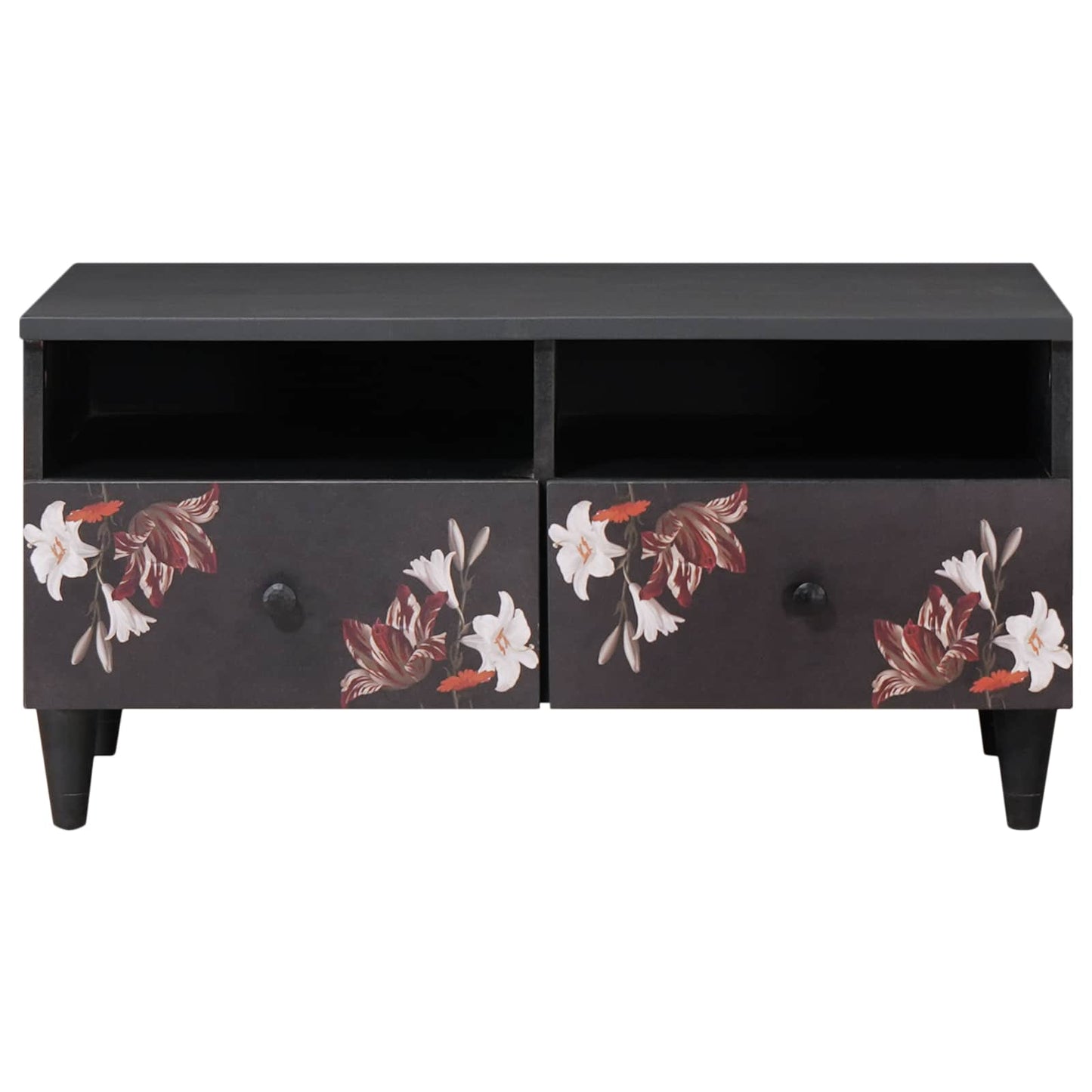 vidaXL Τραπεζάκι σαλονιού Πολύχρωμο 80 x 54 x 40 εκ Στερεό ξύλο μάνγκο