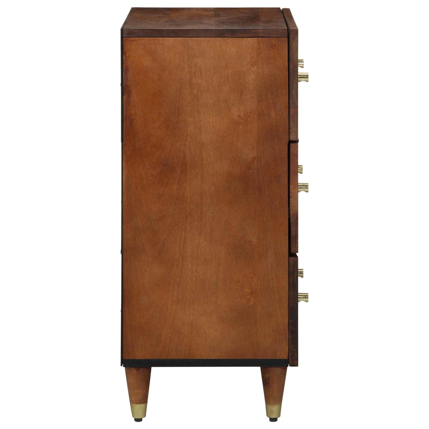 vidaXL Πλαϊνό γραφείο Καφέ 60 x 33 x 75 cm Στερεό ξύλο μάνγκο