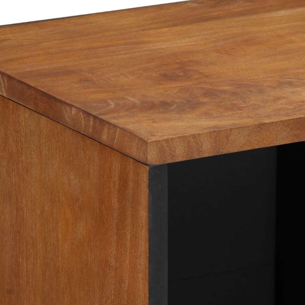 vidaXL Πλαϊνό γραφείο Καφέ 80 x 33 x 75 εκ Στερεό ξύλο μάνγκο