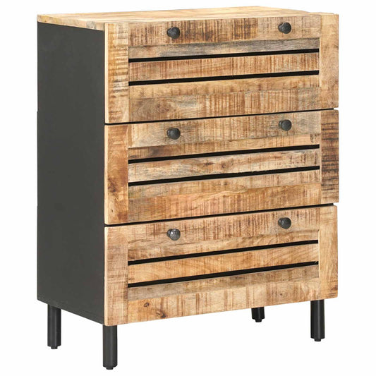 vidaXL Ντουλάπες Αποθήκευσης 60 x 33 x 75 cm Στερεό ξύλο μάνγκο Φυσικό