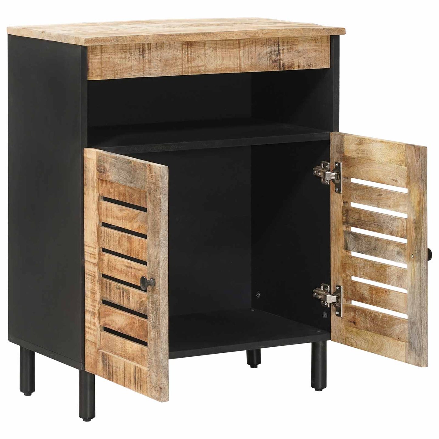 vidaXL Ντουλάπες Αποθήκευσης Φυσικό 60 x 33 x 75 cm Στερεό ξύλο μάνγκο