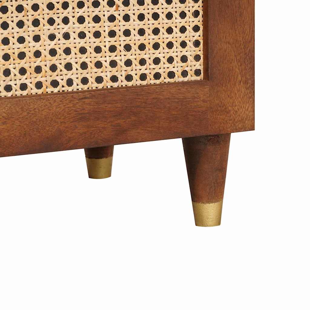 vidaXL Ντουλάπι Μπάνιου με ράφι με πόρτα Καστανό 38 x 33.5 x 58 εκ.