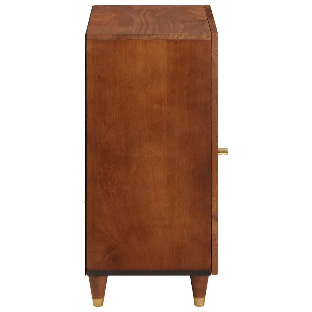 vidaXL Πλαϊνό γραφείο Καφέ 40 x 33,5 x 75 εκ Στερεό ξύλο μάνγκο