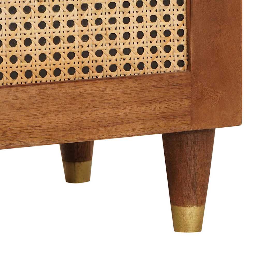 vidaXL Ψηλή Πολυθρόνα Καφέ 40 x 33.5 x 110 εκ