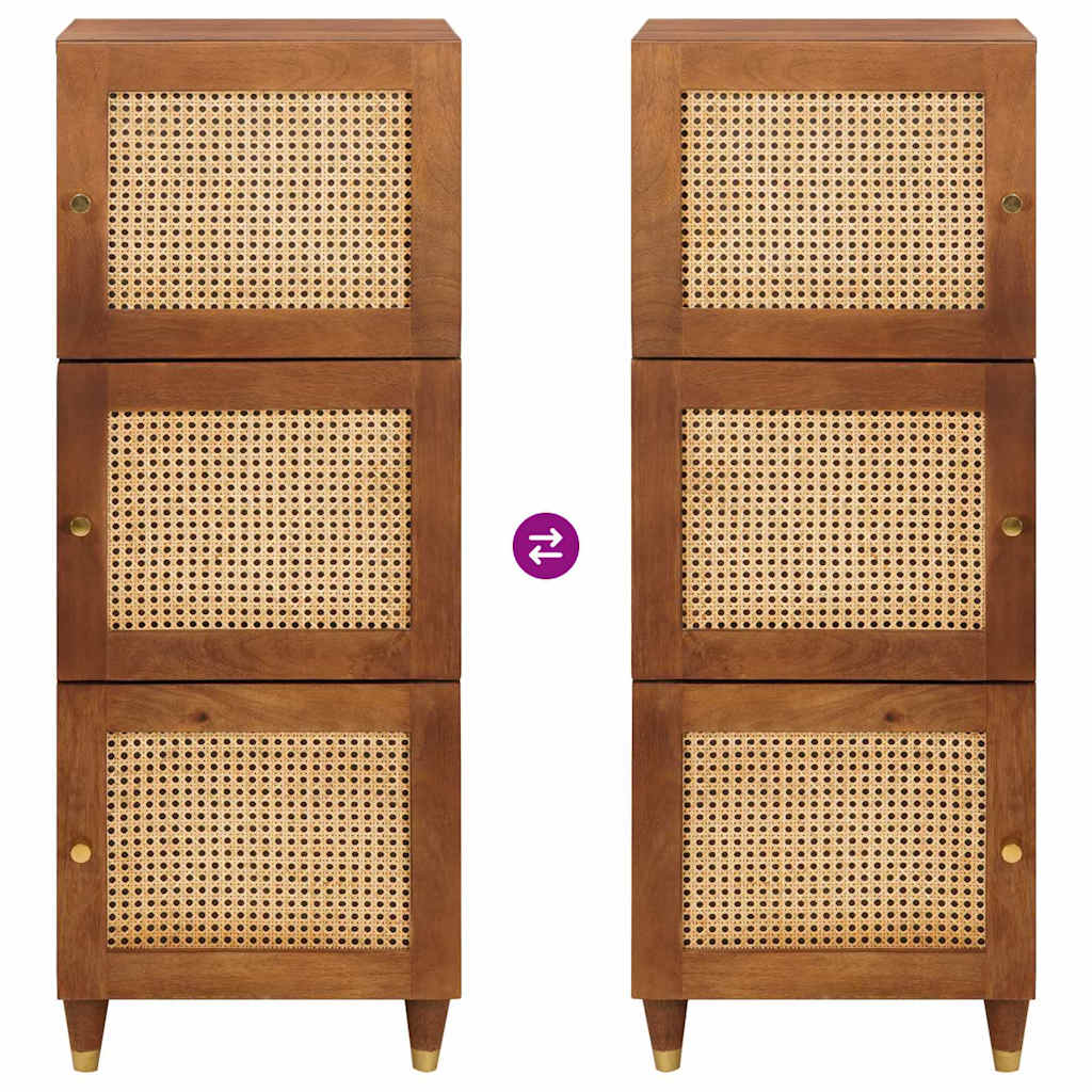 vidaXL Ψηλή Πολυθρόνα Καφέ 40 x 33.5 x 110 εκ