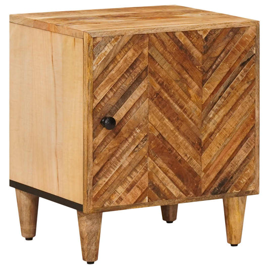 vidaXL Κομοδίνο Καφέ 40 x 33,5 x 46 εκ Στερεό ξύλο μάνγκο