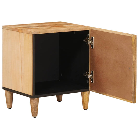 vidaXL Κομοδίνο 2 τμχ. Καφέ 40 x 33 x 46 cm Στερεό ξύλο μάνγκο