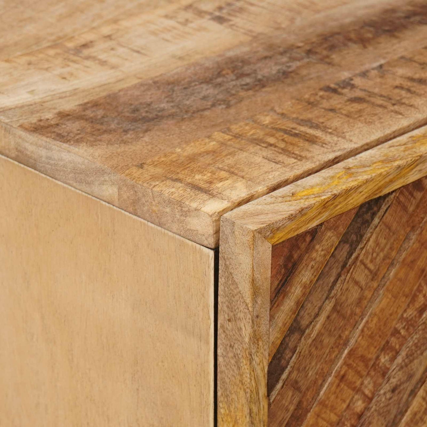 vidaXL Κομοδίνο Καφέ 40 x 33 x 46 cm Στερεό ξύλο μάνγκο
