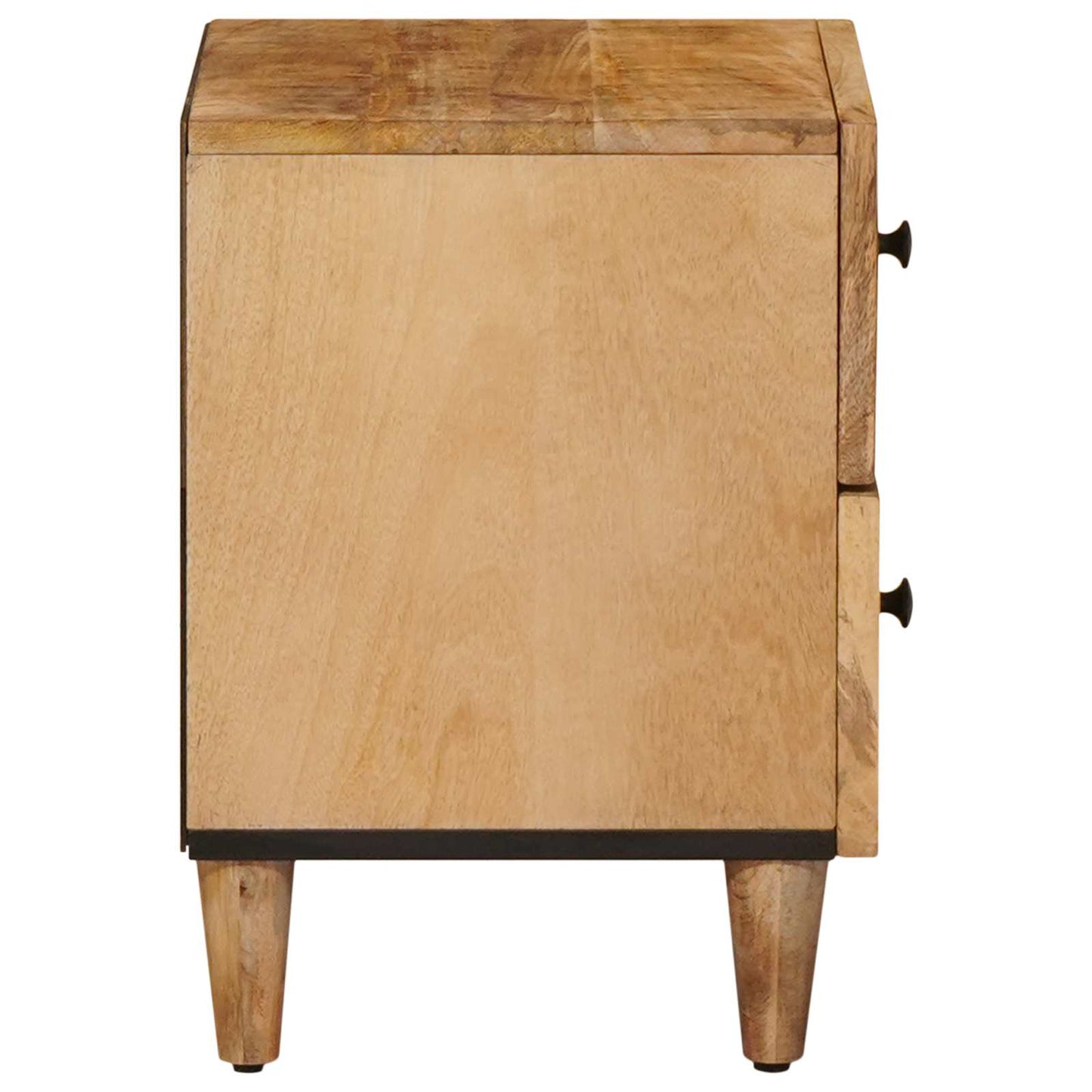 vidaXL Κομοδίνο Καφέ 40 x 33 x 46 cm Στερεό ξύλο μάνγκο