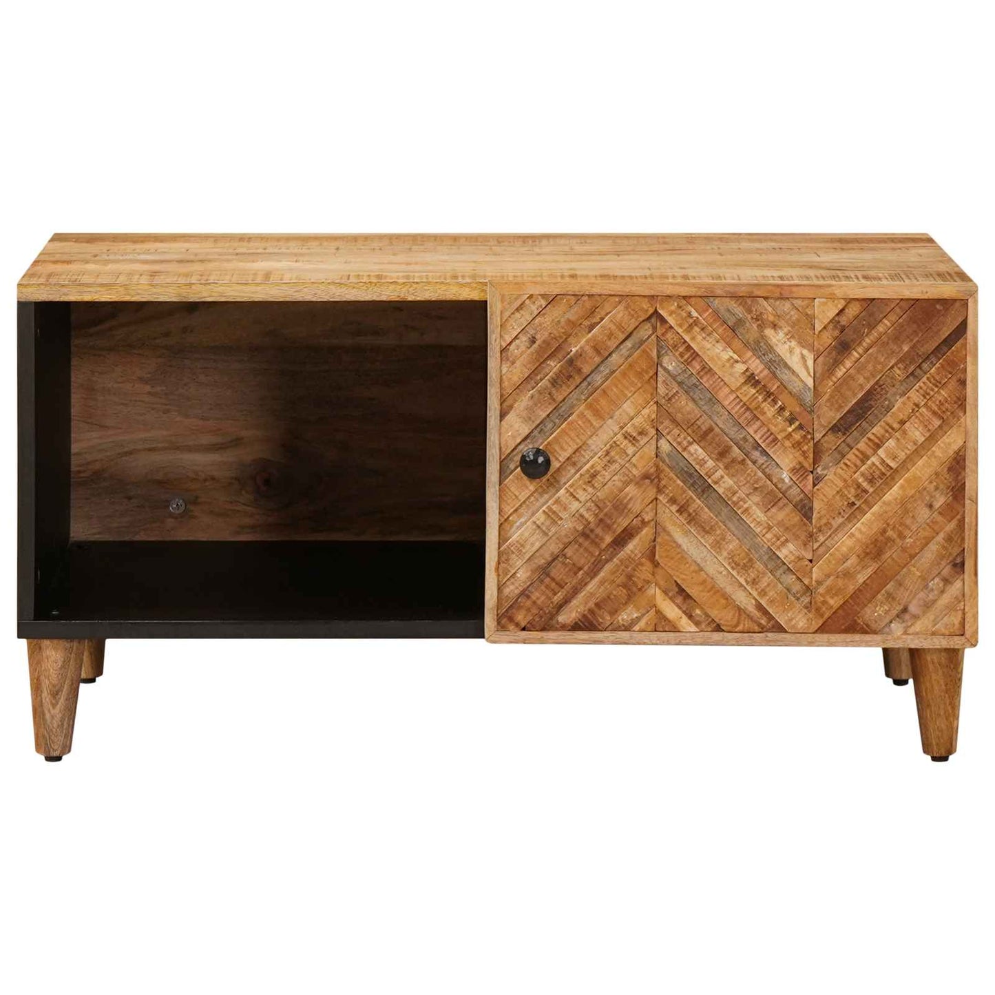 vidaXL Τραπεζάκι σαλονιού Καφέ 80 x 50 x 40 cm Στερεό ξύλο μάνγκο