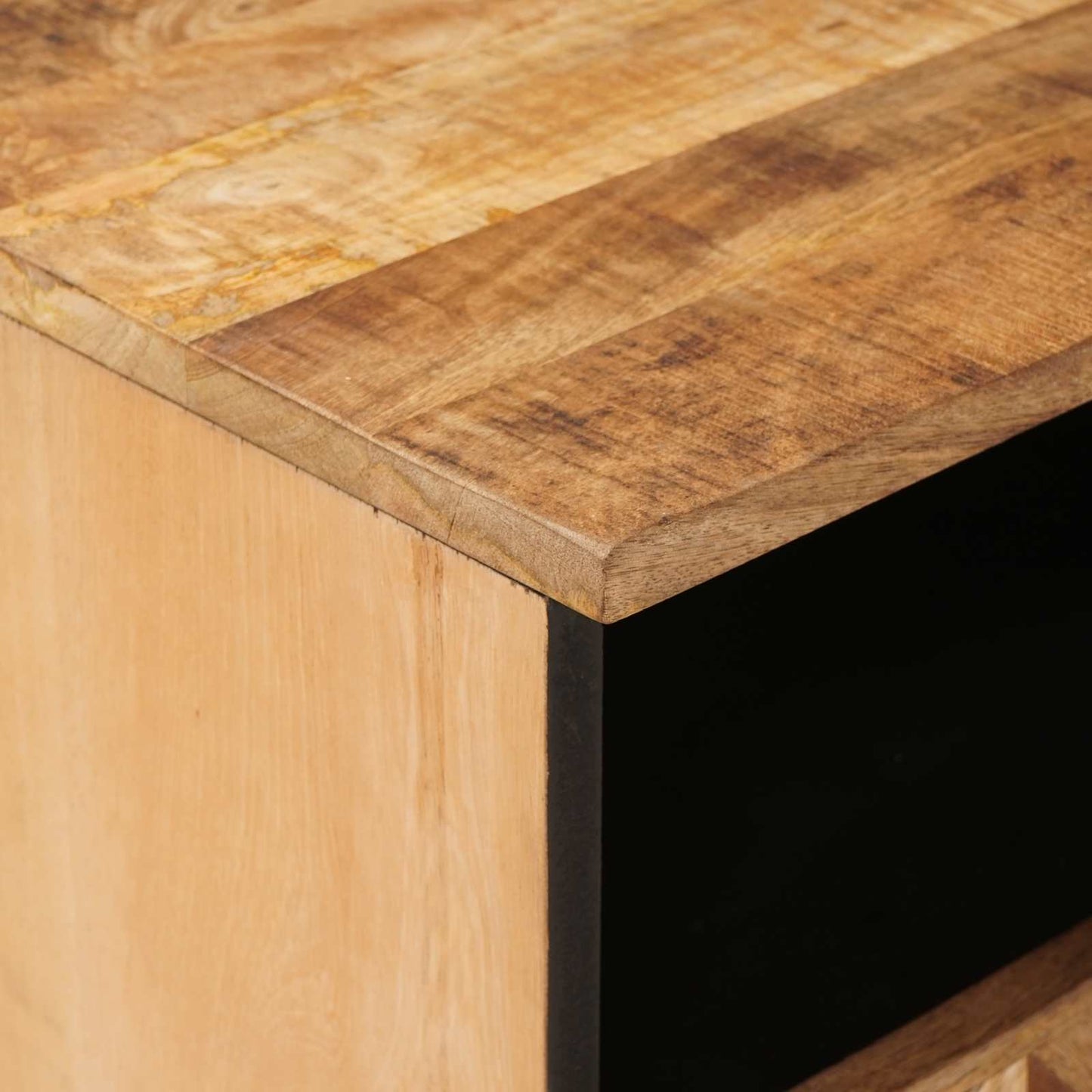 vidaXL Κομοδίνο 2 τμχ. Καφέ 50 x 33 x 60 εκ Στερεό ξύλο μάνγκο