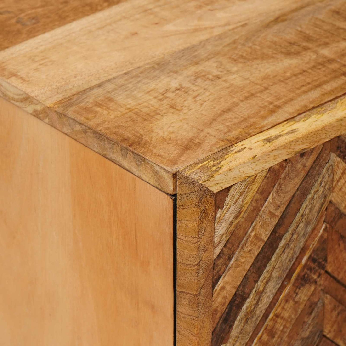 vidaXL Ντουλάπι νιπτήρα Καφέ 62 x 33 x 58 εκ. Στερεό ξύλο μάνγκο