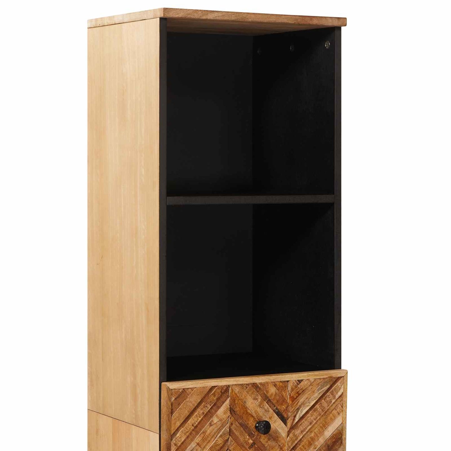 vidaXL Ντουλάπι Μπάνιου Καφέ 38 x 33,5 x 160 εκ Στερεό ξύλο μάνγκο