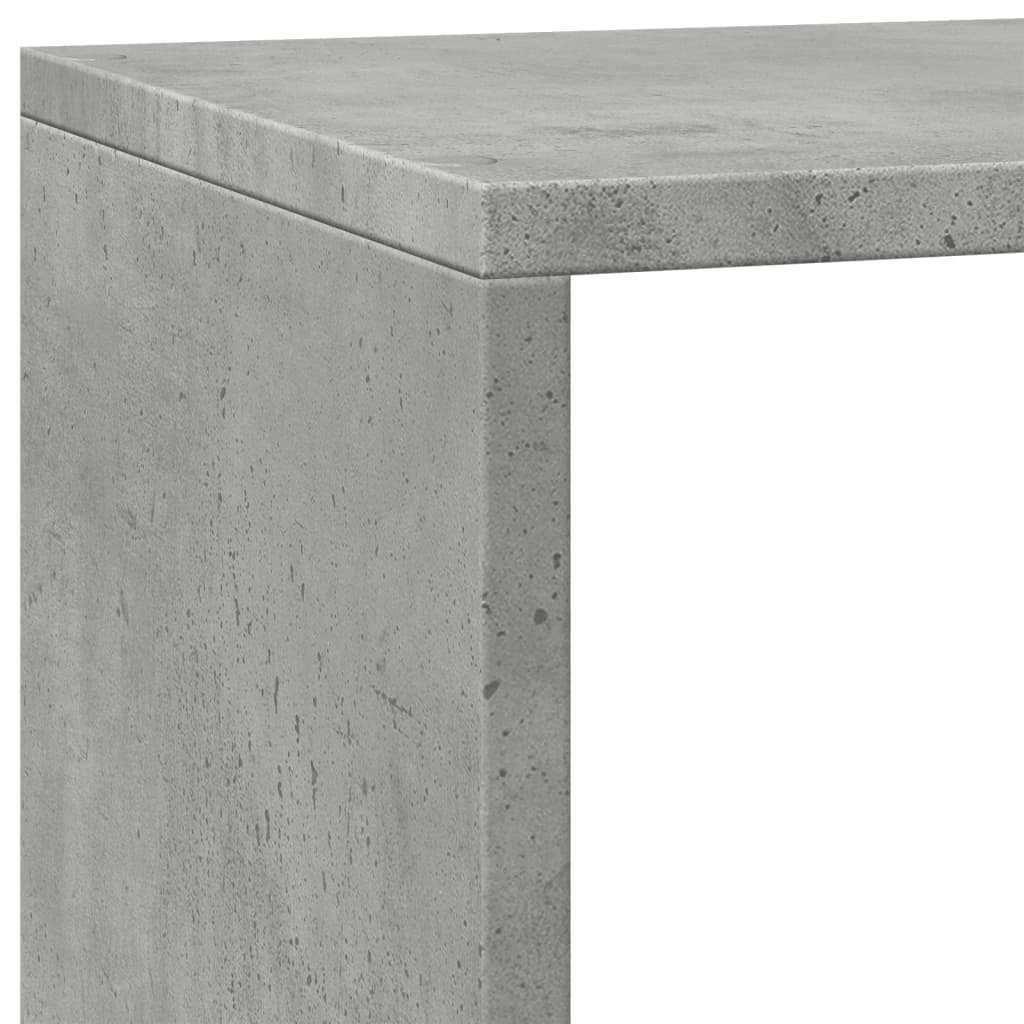 vidaXL Βιβλιοθήκη/Διαχωρ. Χώρου 3 Επ. Γκρι 137,5x29x103,5 εκ. Επ. Ξύλο