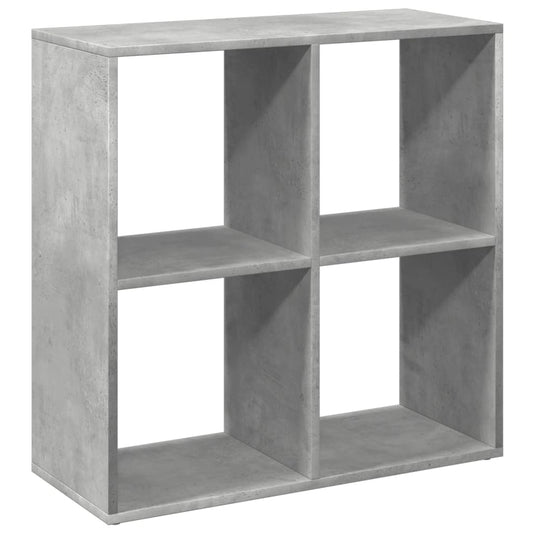 vidaXL Βιβλιοθήκη/Διαχωριστικό Χώρου Γκρι 69,5x29x69,5 εκ. Επεξ. Ξύλο