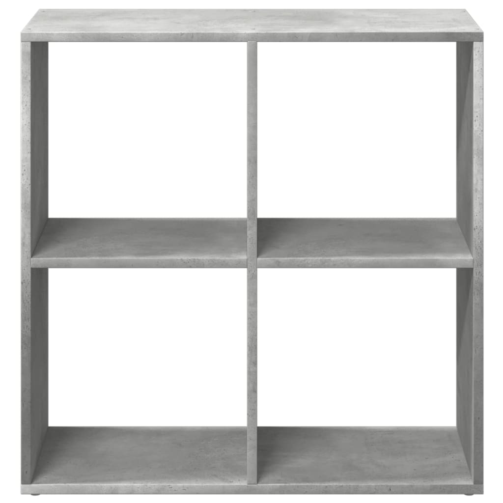 vidaXL Βιβλιοθήκη/Διαχωριστικό Χώρου Γκρι 69,5x29x69,5 εκ. Επεξ. Ξύλο