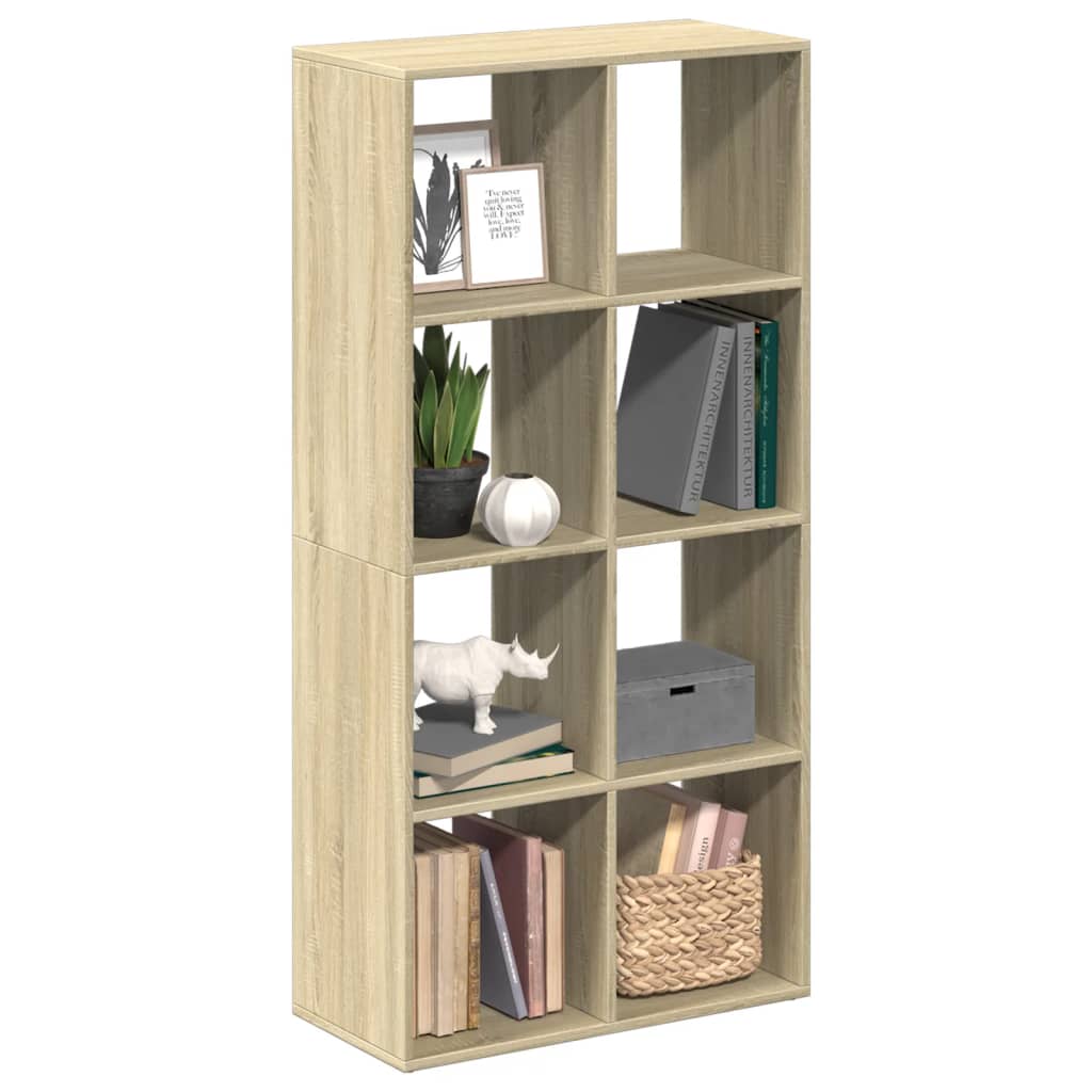vidaXL Βιβλιοθήκη/Διαχωριστικό Χώρου Δρυς 69,5x29x137,5εκ. Επεξ. Ξύλο