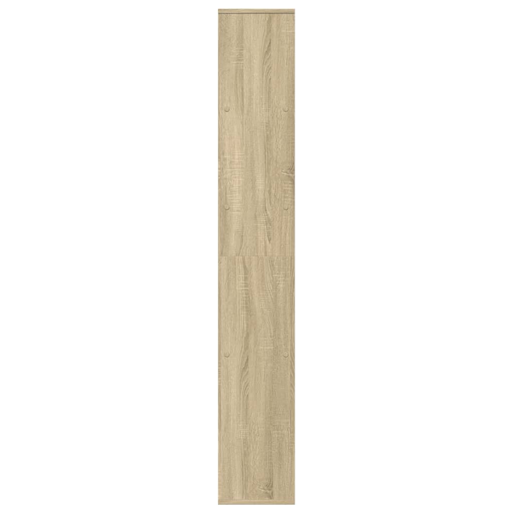 vidaXL Βιβλιοθήκη/Διαχωριστικό Χώρου Δρυς 67x25x161,5 εκ. Επεξ. Ξύλο
