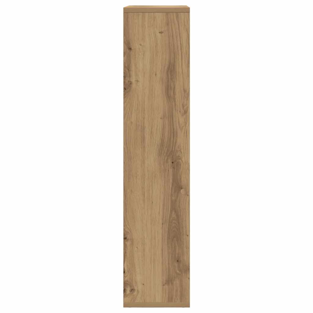 vidaXL Βιβλιοθήκη Αρτισιανή Δρυς 63x20x90 εκ. από Επεξεργασμένο Ξύλο
