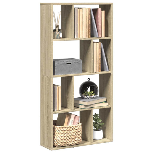 vidaXL Βιβλιοθήκη Sonoma Δρυς 60x20x120,5 εκ. από Επεξεργασμένο Ξύλο