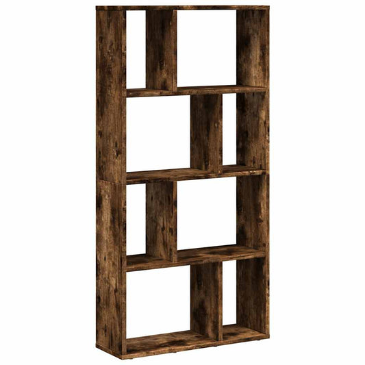 vidaXL Βιβλιοθήκη Καπνιστή Δρυς 60x20x120,5 εκ. από Επεξεργασμένο Ξύλο