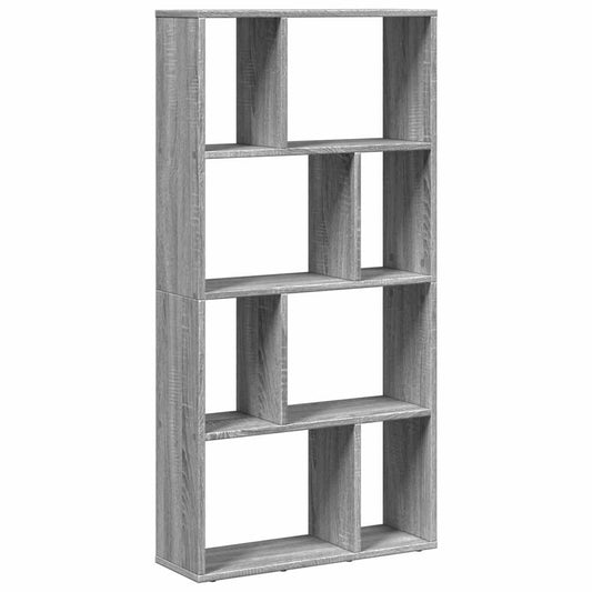 vidaXL Βιβλιοθήκη Γκρι Sonoma 60x20x120,5 εκ. από Επεξεργ. Ξύλο