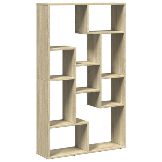 vidaXL Βιβλιοθήκη Sonoma Δρυς 72x20x120,5 εκ. από Επεξεργασμένο Ξύλο
