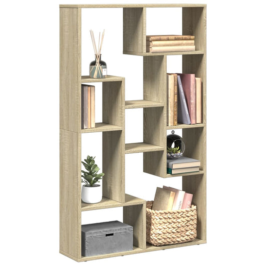 vidaXL Βιβλιοθήκη Sonoma Δρυς 72x20x120 εκ. από Επεξεργασμένο Ξύλο