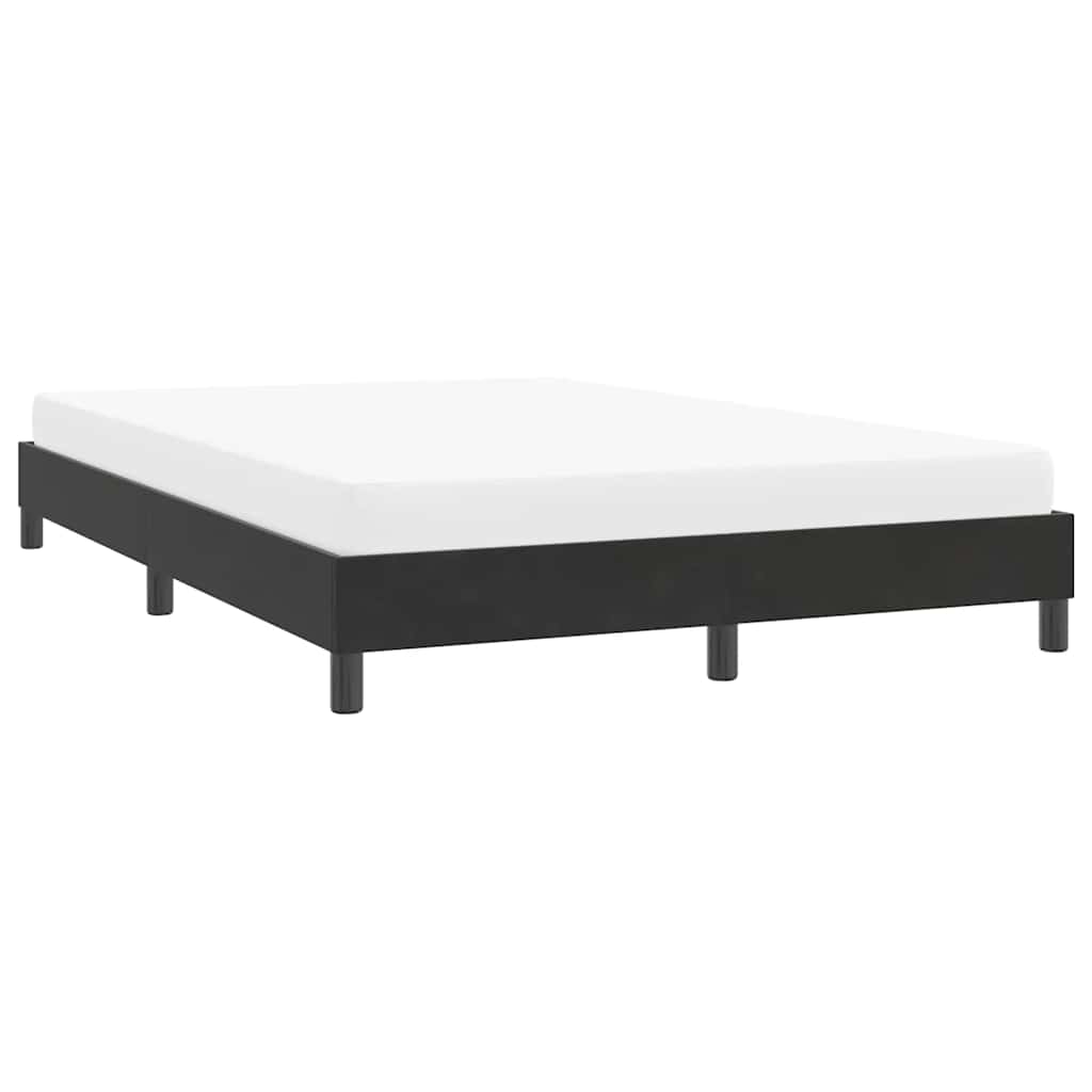 vidaXL Πλαίσιο κρεβατιού χωρίς στρώμα Μαύρο 140x210 cm Βελούδινο