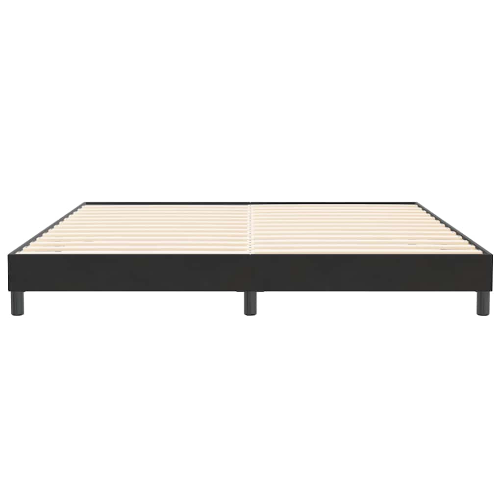 vidaXL Πλαίσιο κρεβατιού χωρίς στρώμα Μαύρο 200x210 cm Βελούδινο