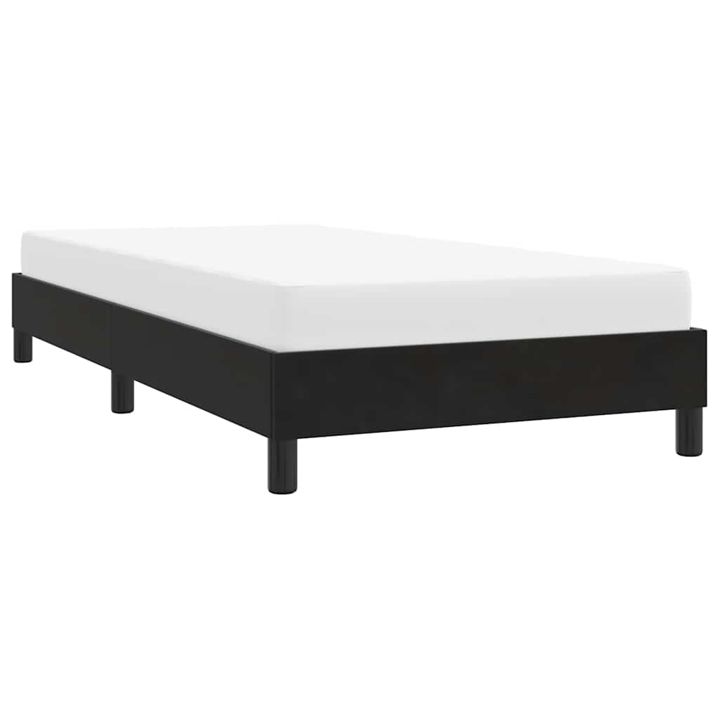 vidaXL Πλαίσιο κρεβατιού χωρίς στρώμα Μαύρο 80x220 cm Βελούδινο