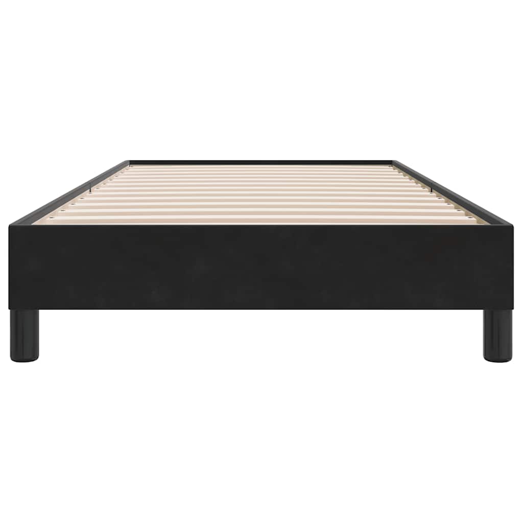 vidaXL Πλαίσιο κρεβατιού χωρίς στρώμα Μαύρο 90x220 cm Βελούδινο