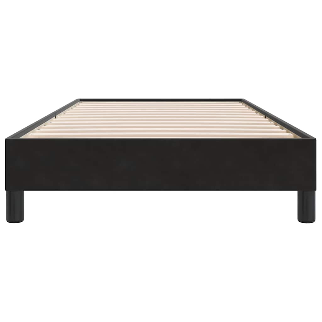 vidaXL Πλαίσιο κρεβατιού χωρίς στρώμα Μαύρο 100x220 cm Βελούδινο